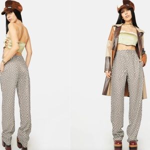 Peppermayo Tailored Checkered Pant
